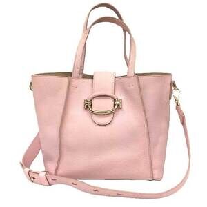 TOD'S Pink Leather Shoulder Bag